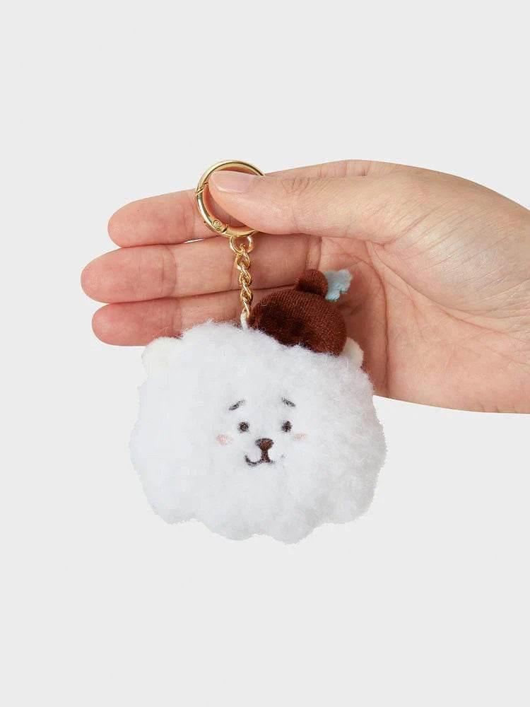 BT21 - RJ Hoping Love Face Doll Keyring - Image 2