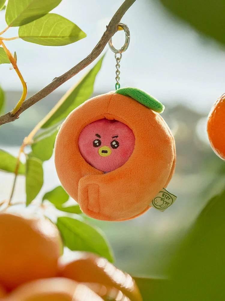 BT21 - TATA Baby Orange Party Doll Keyring - Image 2