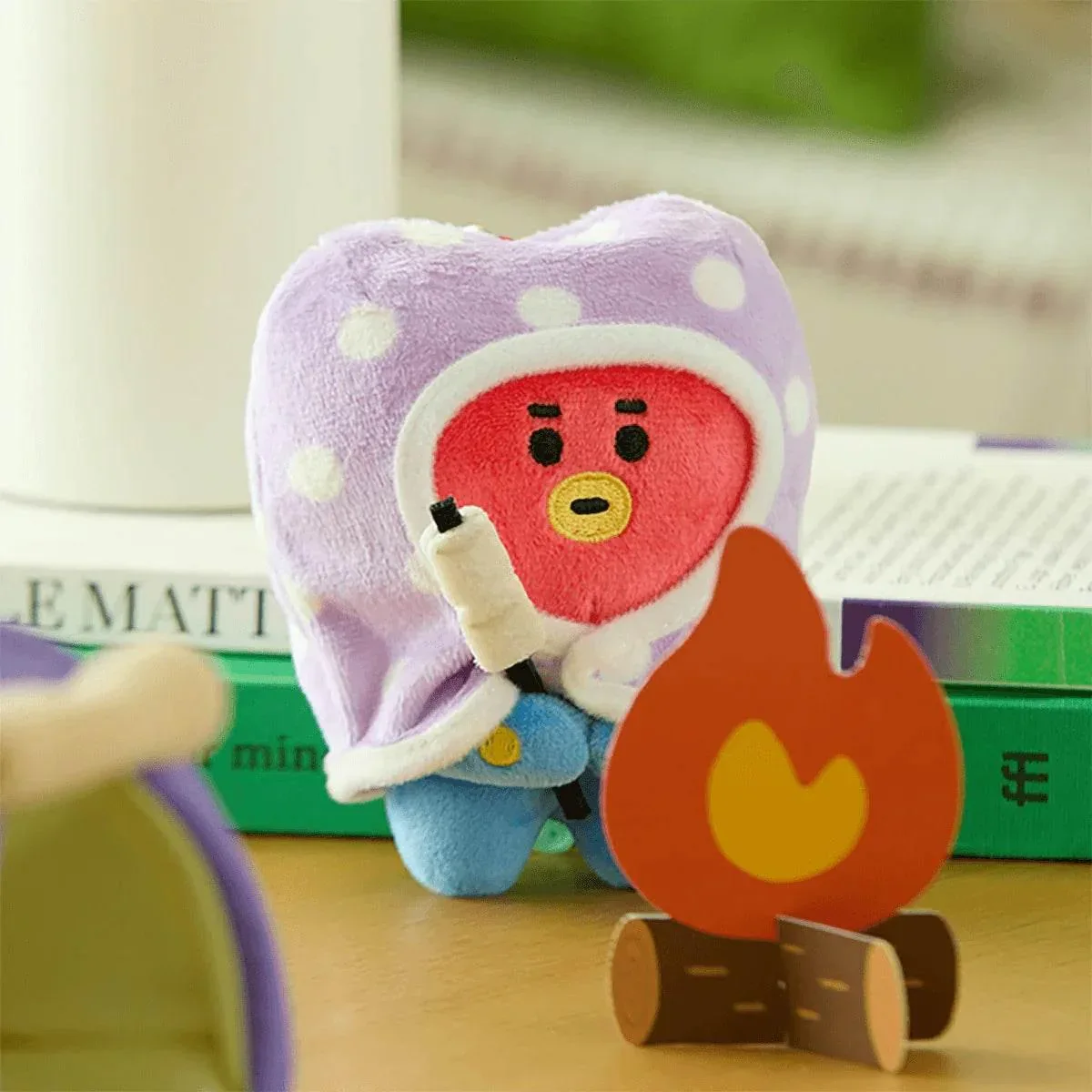 BT21 - TATA Campfire Blanket Doll Keyring - Image 2