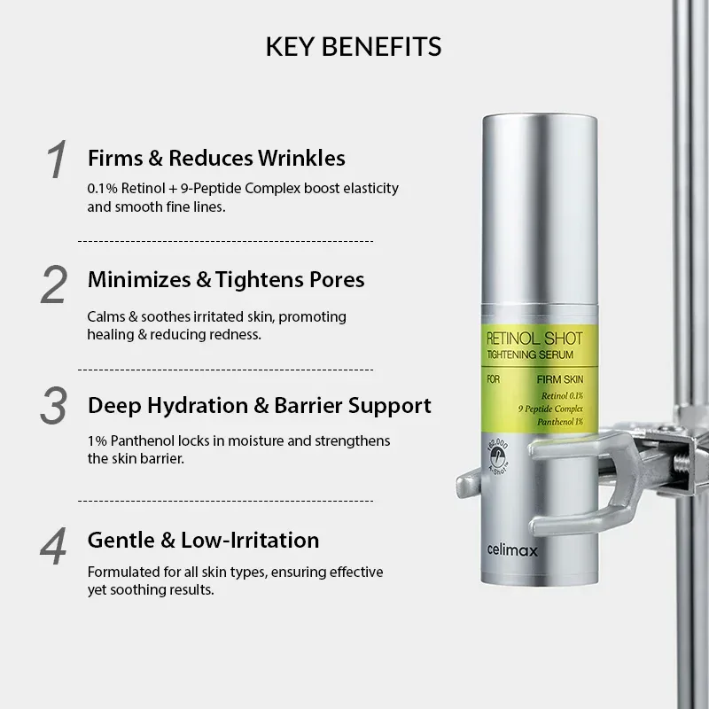 Celimax - Retinol Shot Tightening Serum 30ml - Image 3
