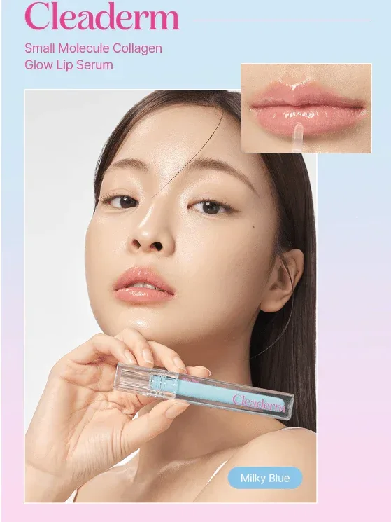 Cleaderm - Small Molecule Collagen Glow Lip Serum - 2 Colors - Image 3