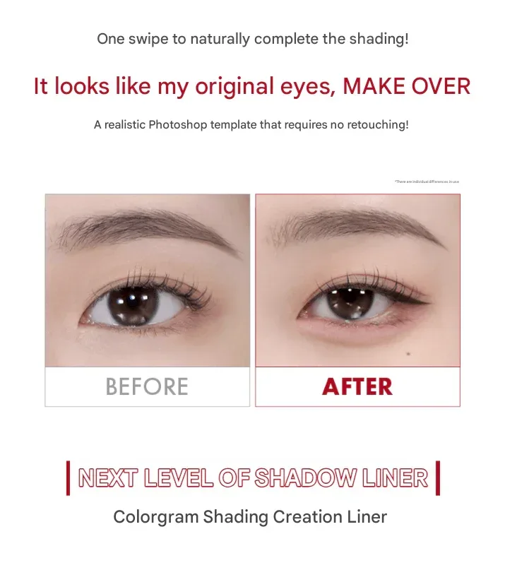 Colorgram - Shade Re-Forming Brush Liner 0.5g - 7 Colors - Image 3