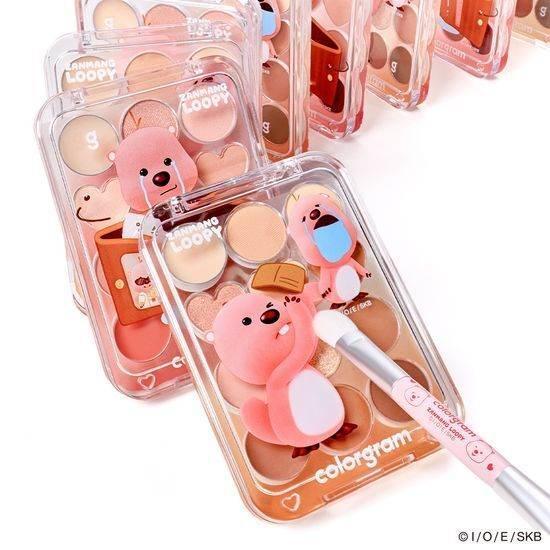 Colorgram X Loopy - Pin Point Eyeshadow Palette 2 Colors