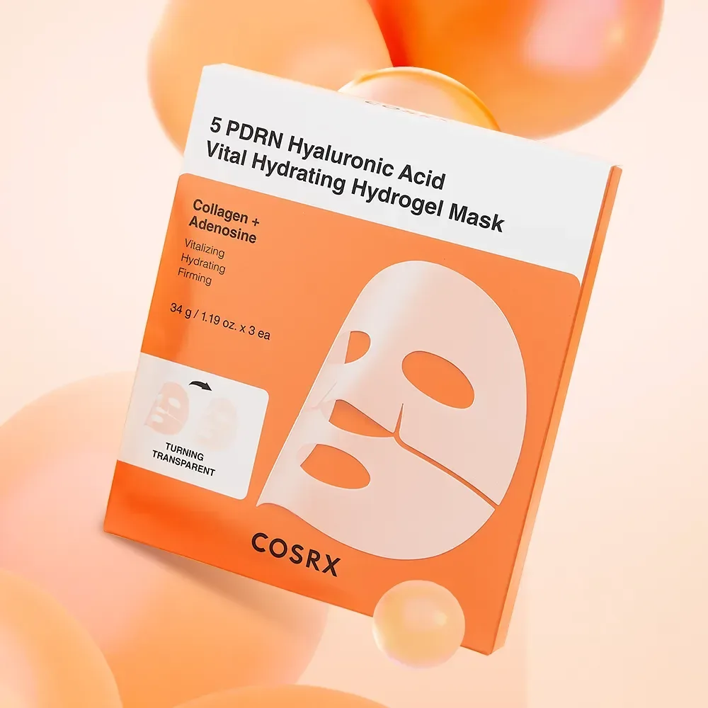 COSRX - 5PDRN Hyaluronic Acid Vital Hydrating Hydrogel Mask 3ea - Image 2