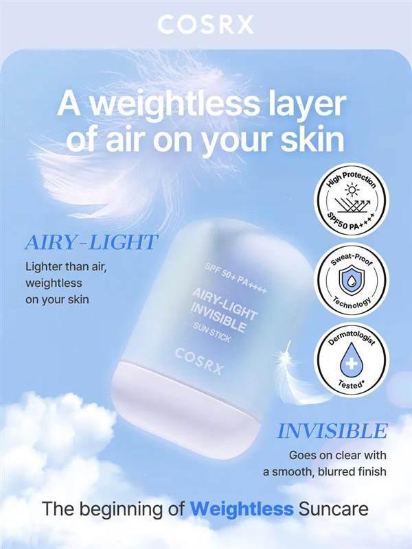 COSRX - Airy Light Invisible SPF50+ PA++++ 19g - Image 2