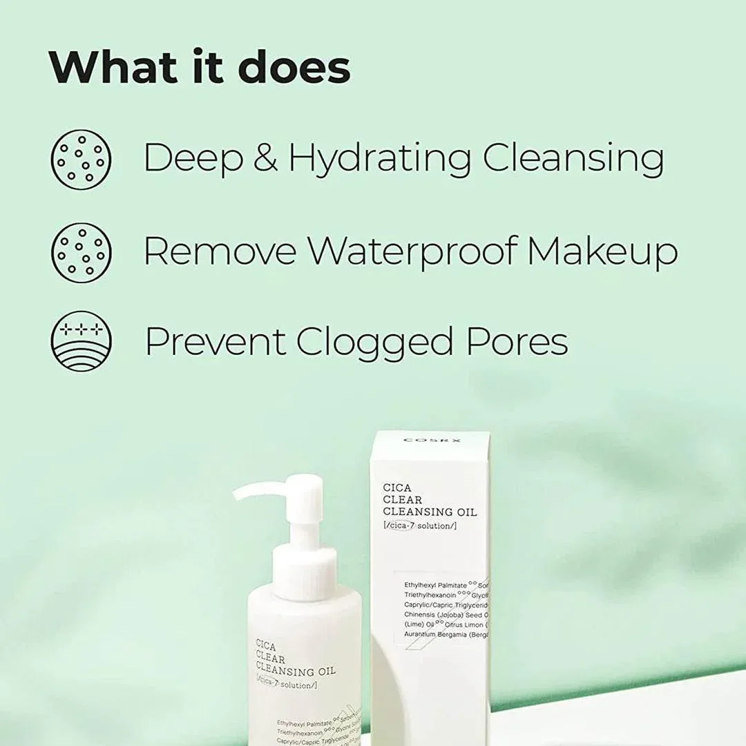 COSRX - Cica Clear Cleansing Oil 200ml - Image 2