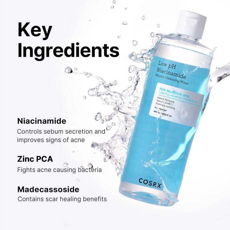 COSRX - Miscellar Cleansing Water 400ml - Image 2