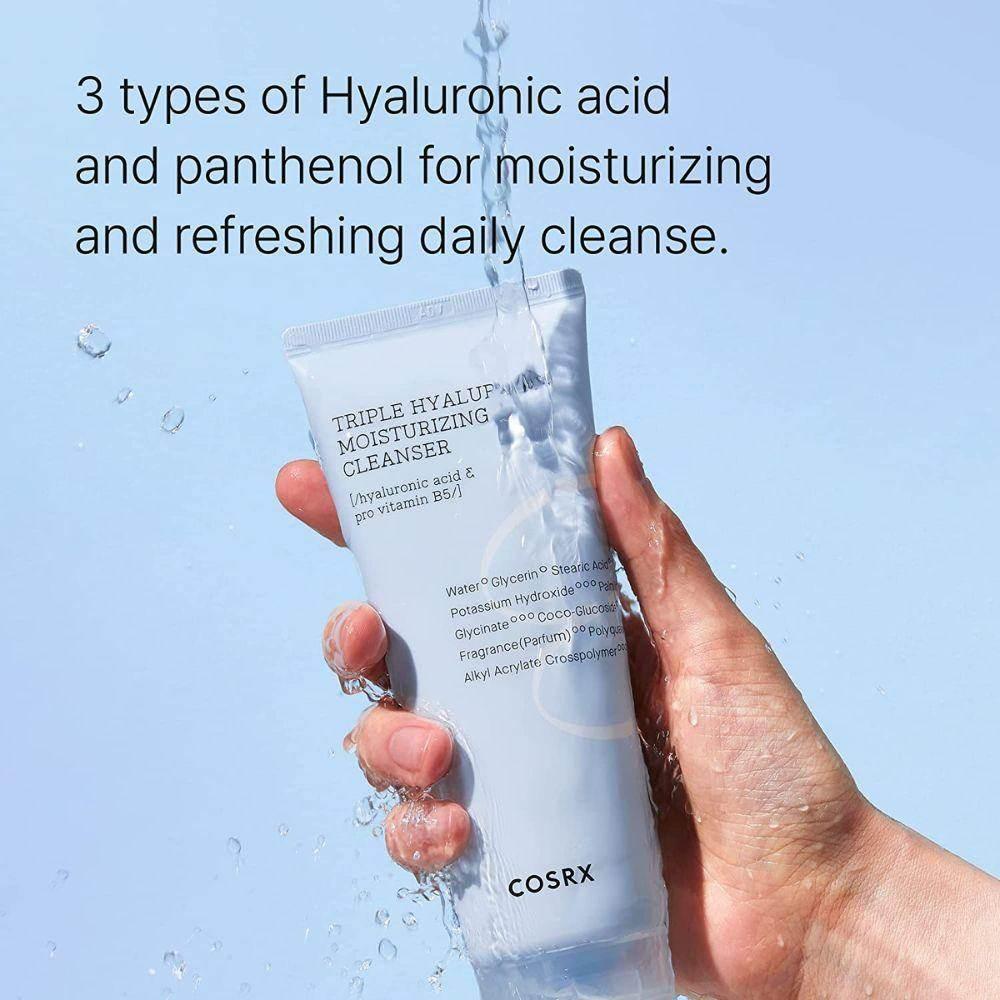 COSRX - Triple Hyaluronic Moisturizing Cleanser 150ml - Image 3