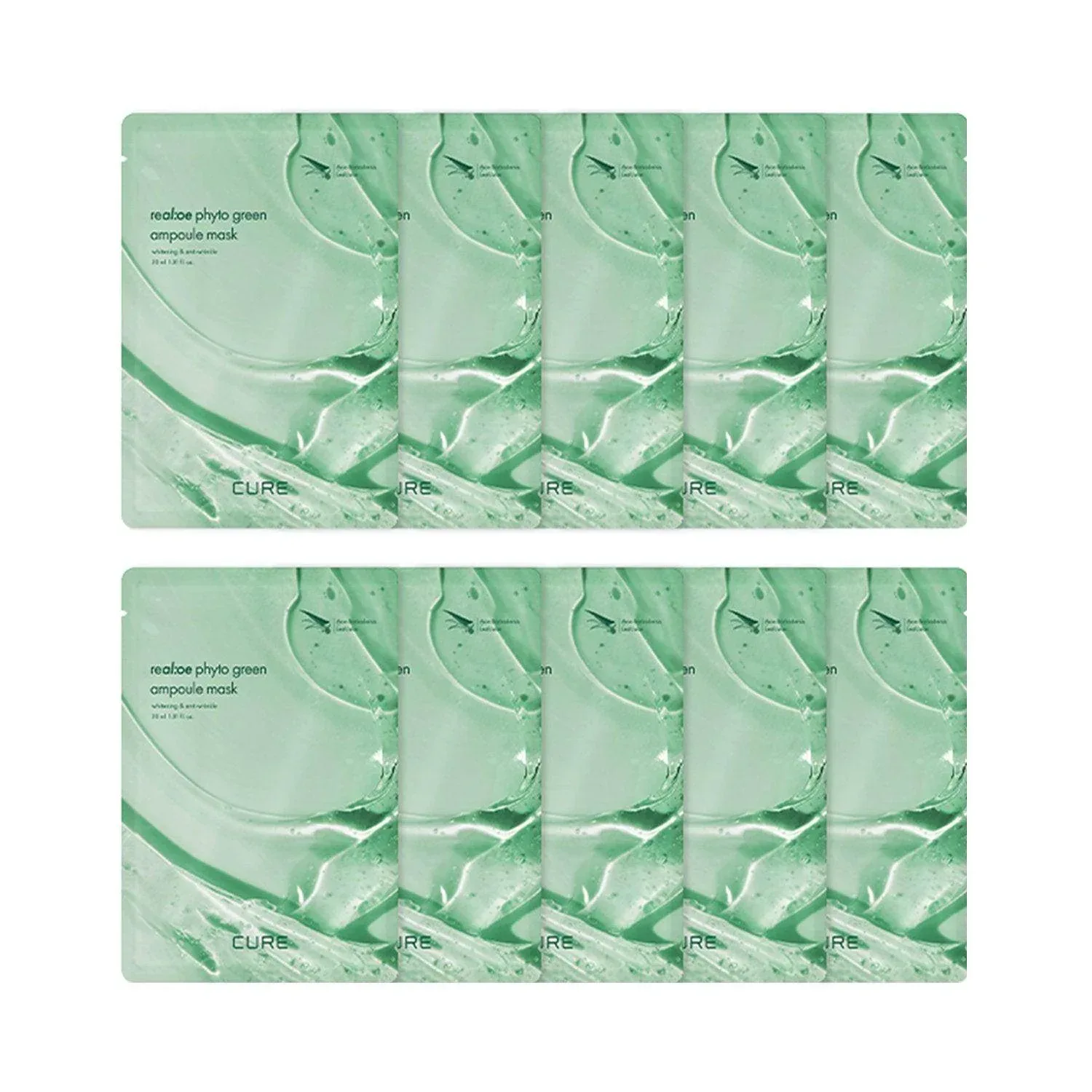 Cure - Realoe Phyto Green Ampule Mask 10ea - Image 2