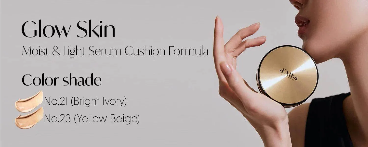 d'Alba - Glow Fit Serum Cover Cushion - 2 Colors - Image 4