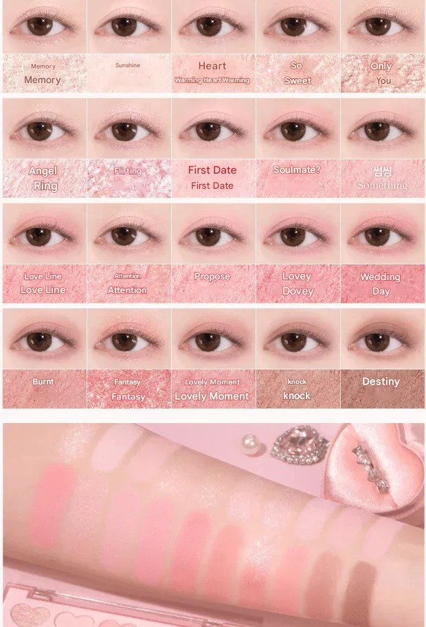 Dasique - Mood Shadow Palette Sweet Heart Collection - 7 Colors - Image 16