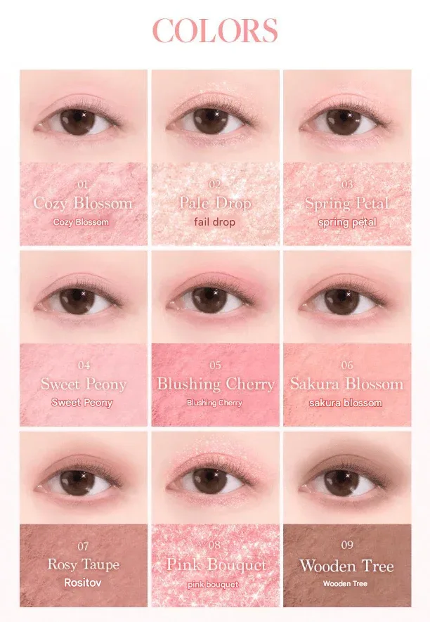 Dasique - Shadow Palette Pink Blossom Collection 7.2g - 2 Colors - Image 3
