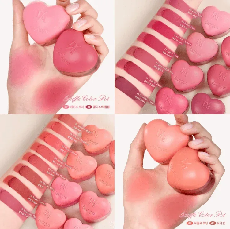 Dasique - Souffle Color Pot Sweet Heart Collection 6.5g - 23 Colors - Image 3