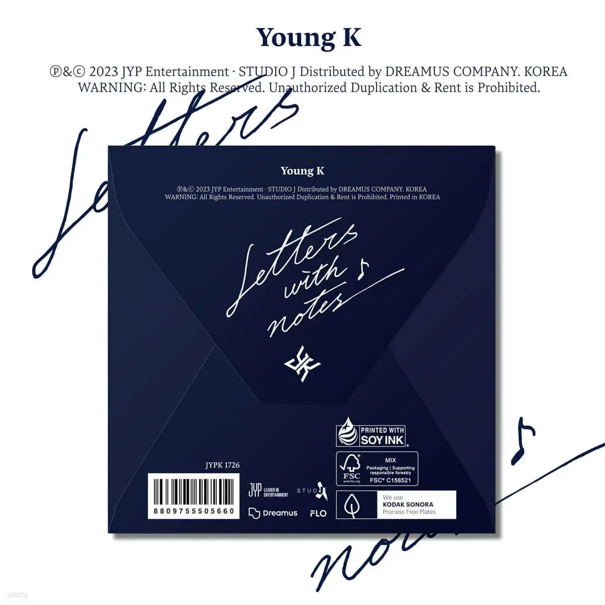 Day6 - Young K - Letter with Notes (Digi Pack Ver)