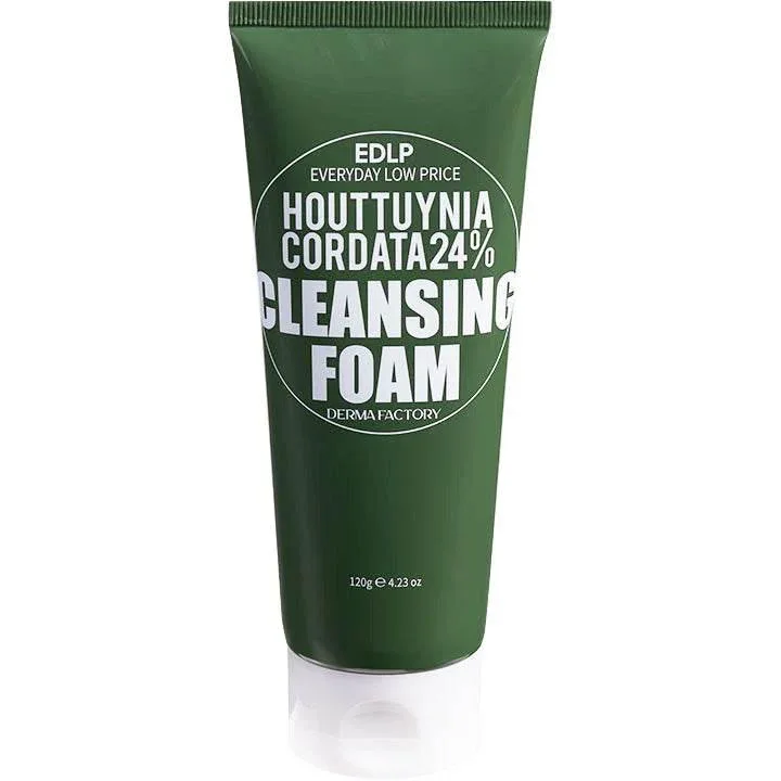 Derma Factory - Houttuynia Cordata 24% Cleansing Foam 120ml