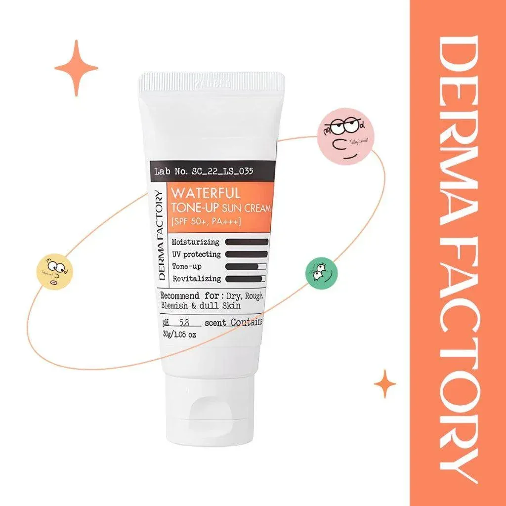 Derma Factory - Waterful Tone Up Sun Cream SPF50+ PA+++ - Image 2