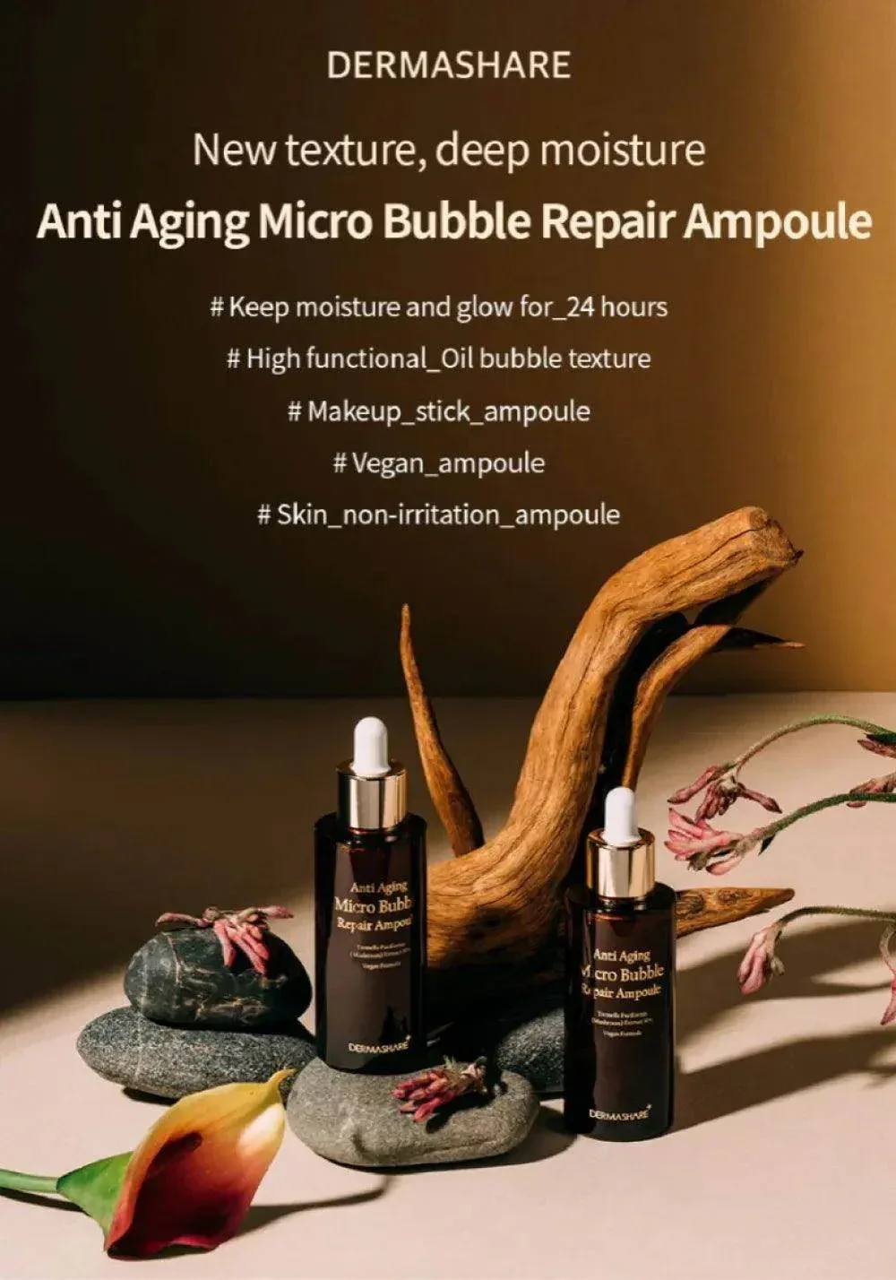Dermashare - Anti Aging Micro Bubble Repair Ampoule 50ml - Image 4