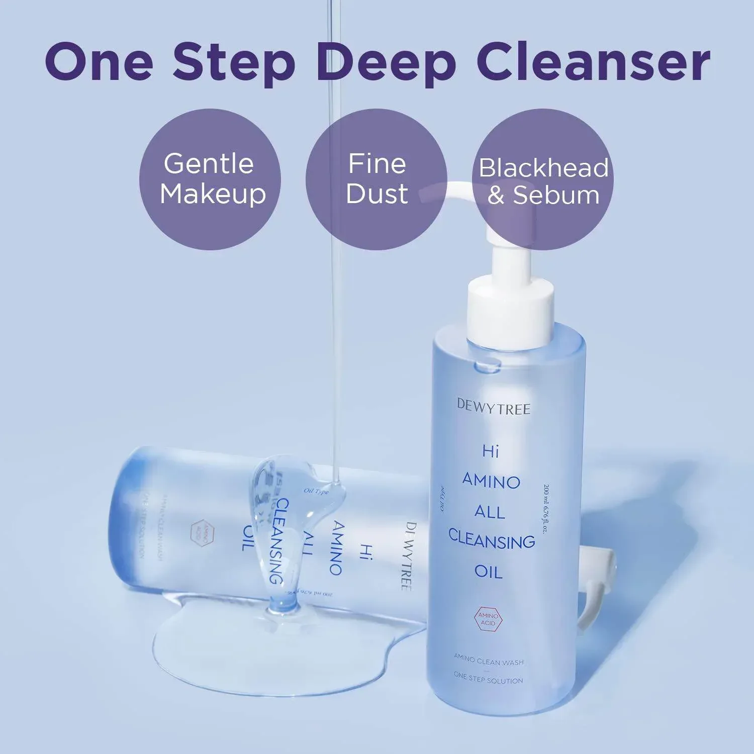 Dewytree - Hi Amino All Cleansing Oil 200ml - Image 2