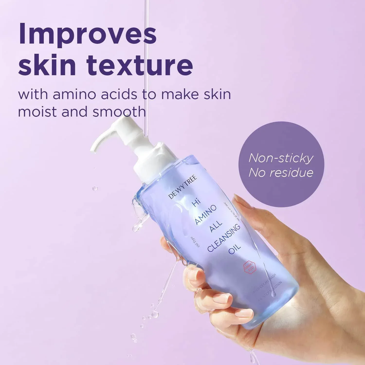 Dewytree - Hi Amino All Cleansing Oil 200ml - Image 3