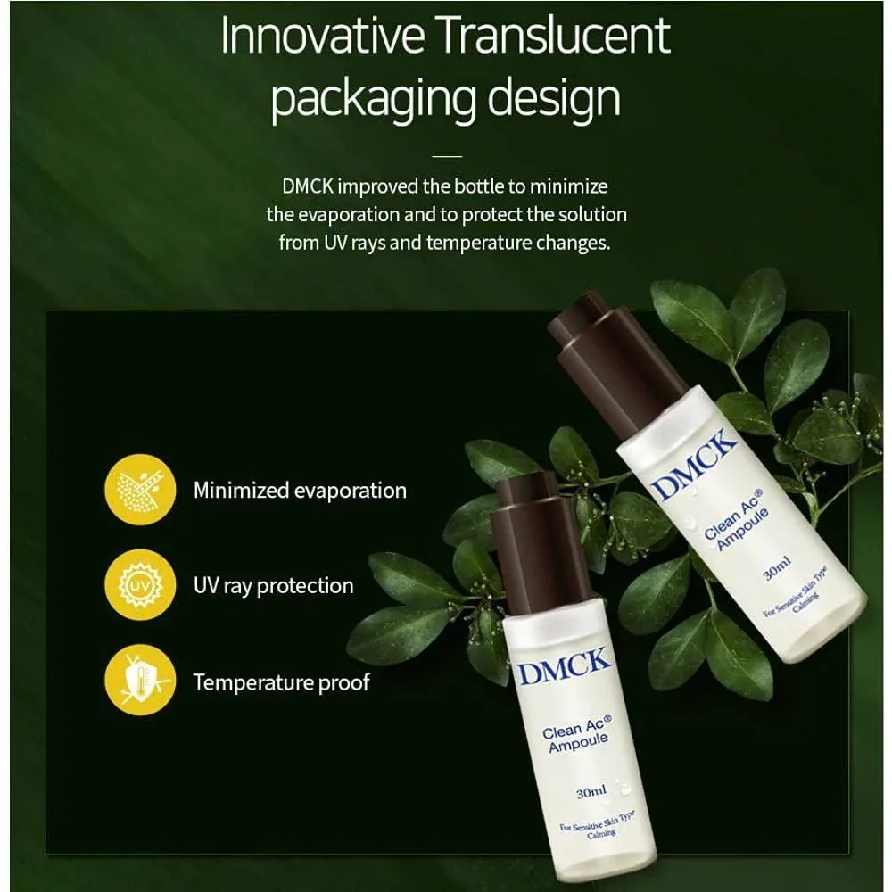 DMCK - Clean AC Ampoule Sensitive Skin Type 30ml - Image 3
