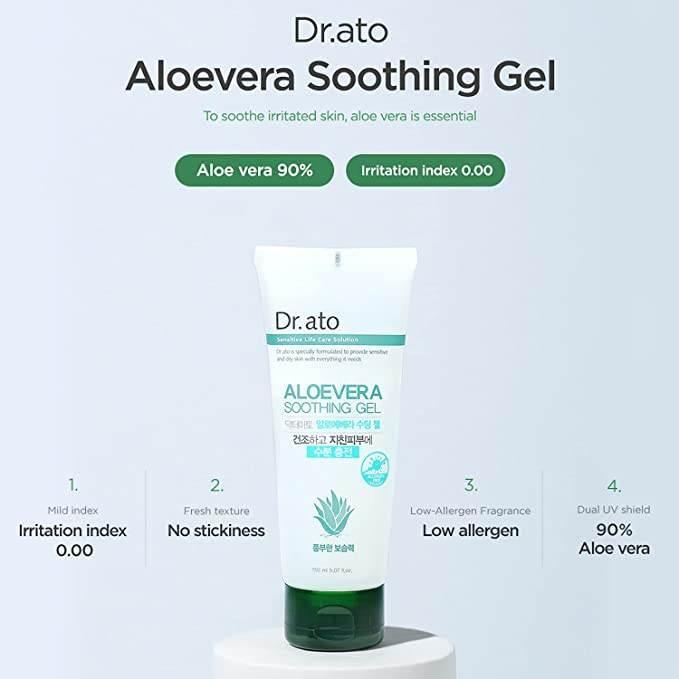 Dr Ato - Aloe Vera Soothing Gel 150ml - Image 3