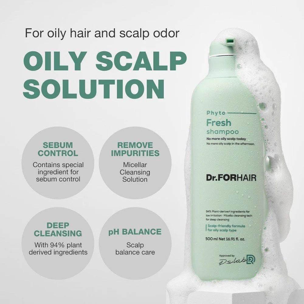 Dr For Hair - Phyto Fresh Shampoo 500ml - Image 3