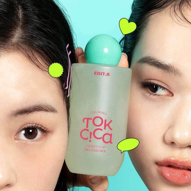 Edit.B - Calming Tok Cica Heartleaf Gel Essence 200ml - Image 2