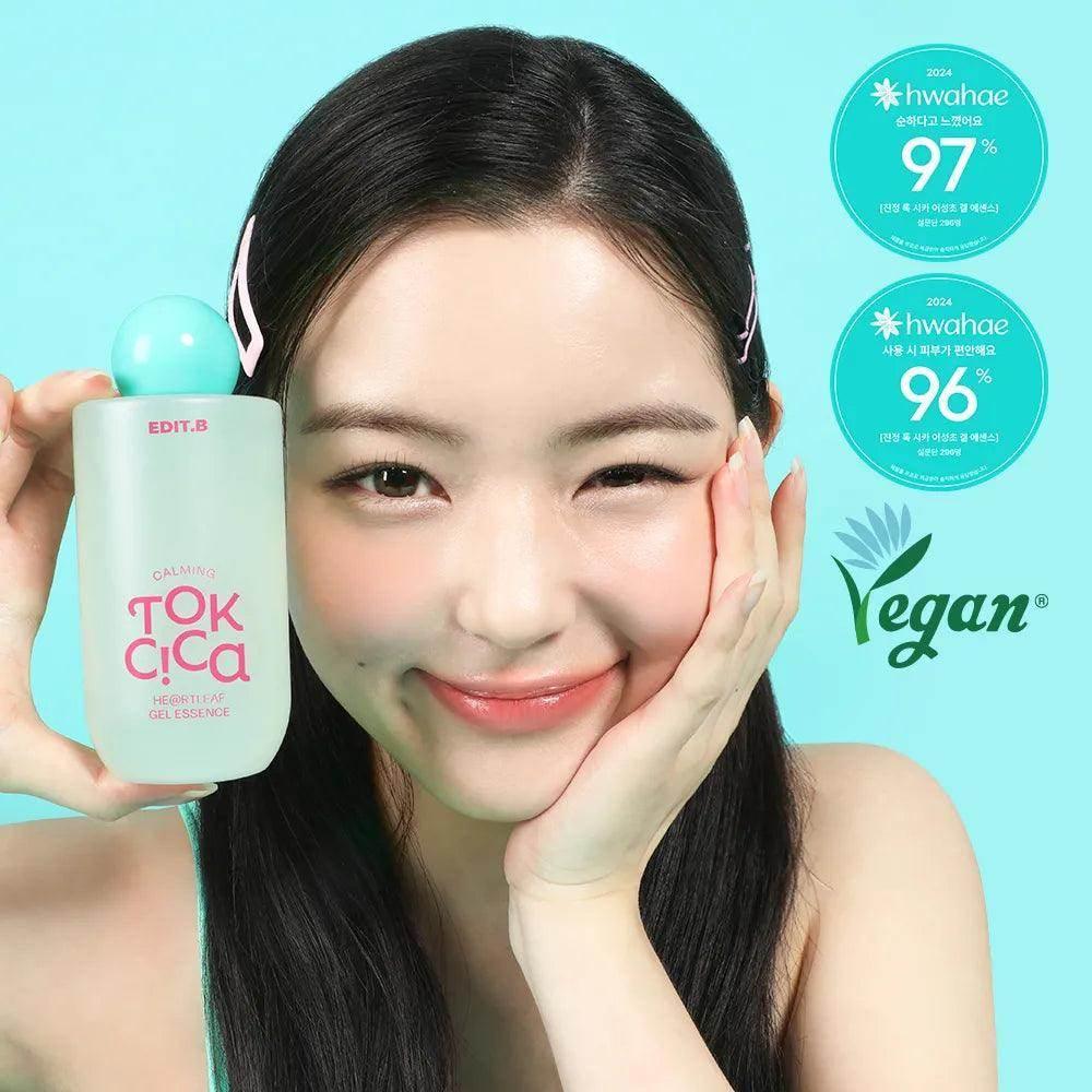 Edit.B - Calming Tok Cica Heartleaf Gel Essence 200ml - Image 4