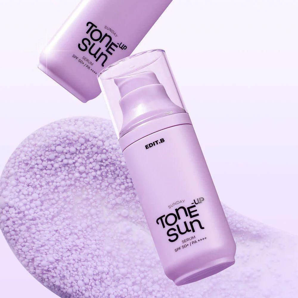 Edit.B - Sunday Tone Up Sun Serum SPF50+ PA++++ 55ml - Image 4