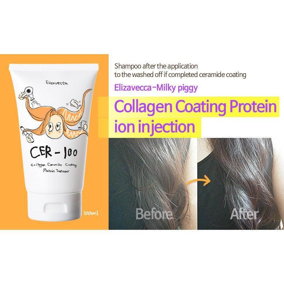 Elizavecca - Milky Collagen Ceramide Coating Protein Treatment 100ml - Image 3