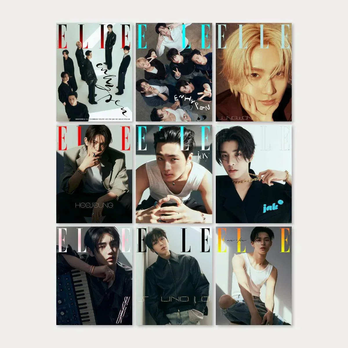 Elle 2025.04 (Enhyphen) (A / B / C / D / E / F / G / H / I)