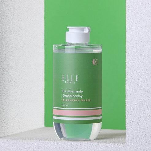Elle Paris - Eau Thermale Green Barley Cleansing Water 500ml - Image 2