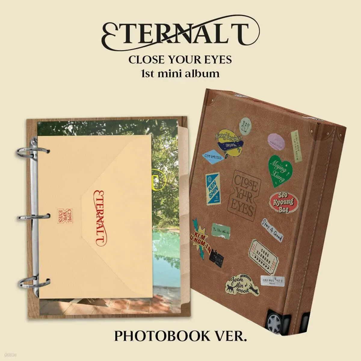 ETERNALT CLOSE YOUR EYES The 1st Mini Album  (PHOTOBOOK Ver.)