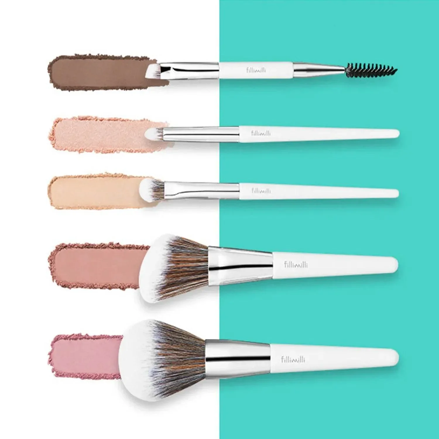 Fillimilli - Mini Make Up Brush Set 5ea - Image 2