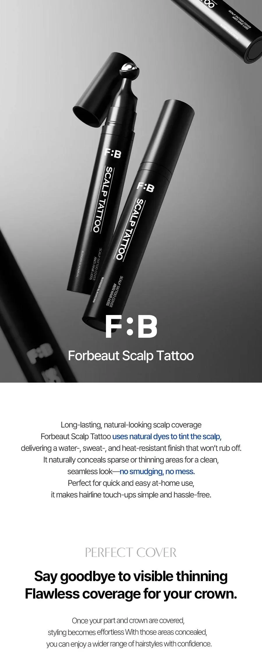 Forbeaut - Scalp Tattoo Cover Anti Hair Loss 15g - Image 2