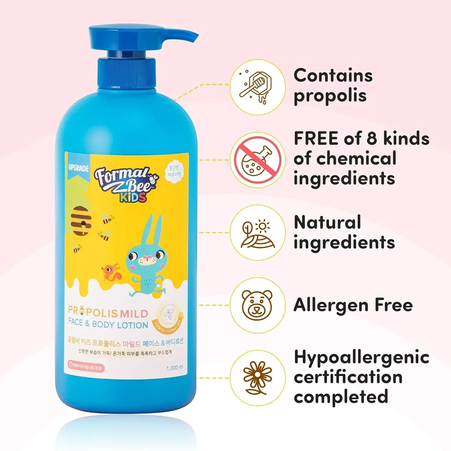 Formal Bee Kids - Propolis Mild Face & Body Lotion 1000ml - Image 3