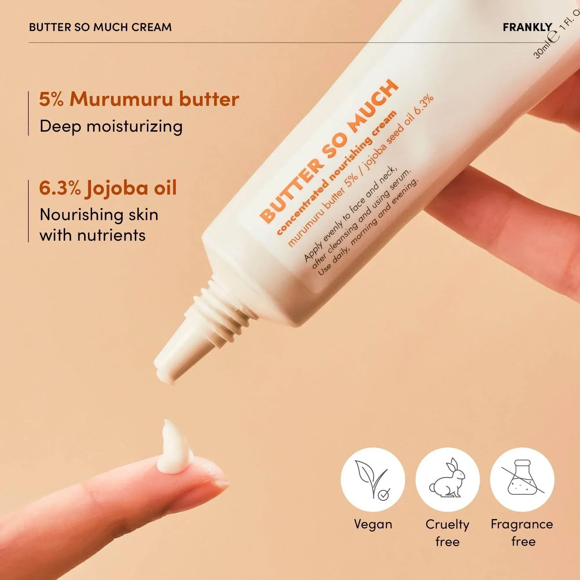 Frankly - Butter So Much Concentrated Nourishing Cream 80ml - Image 3