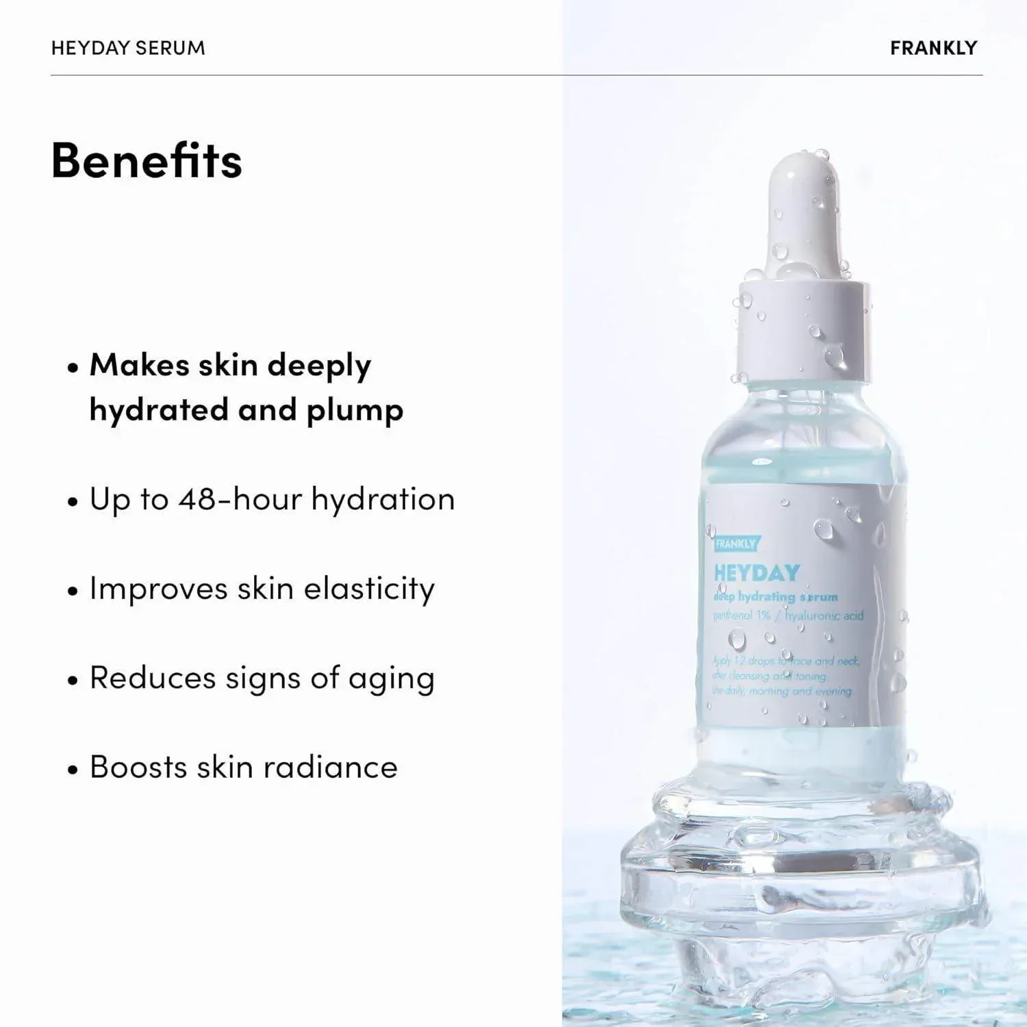 Frankly - Heyday Deep Hydrating Serum 30ml - Image 3