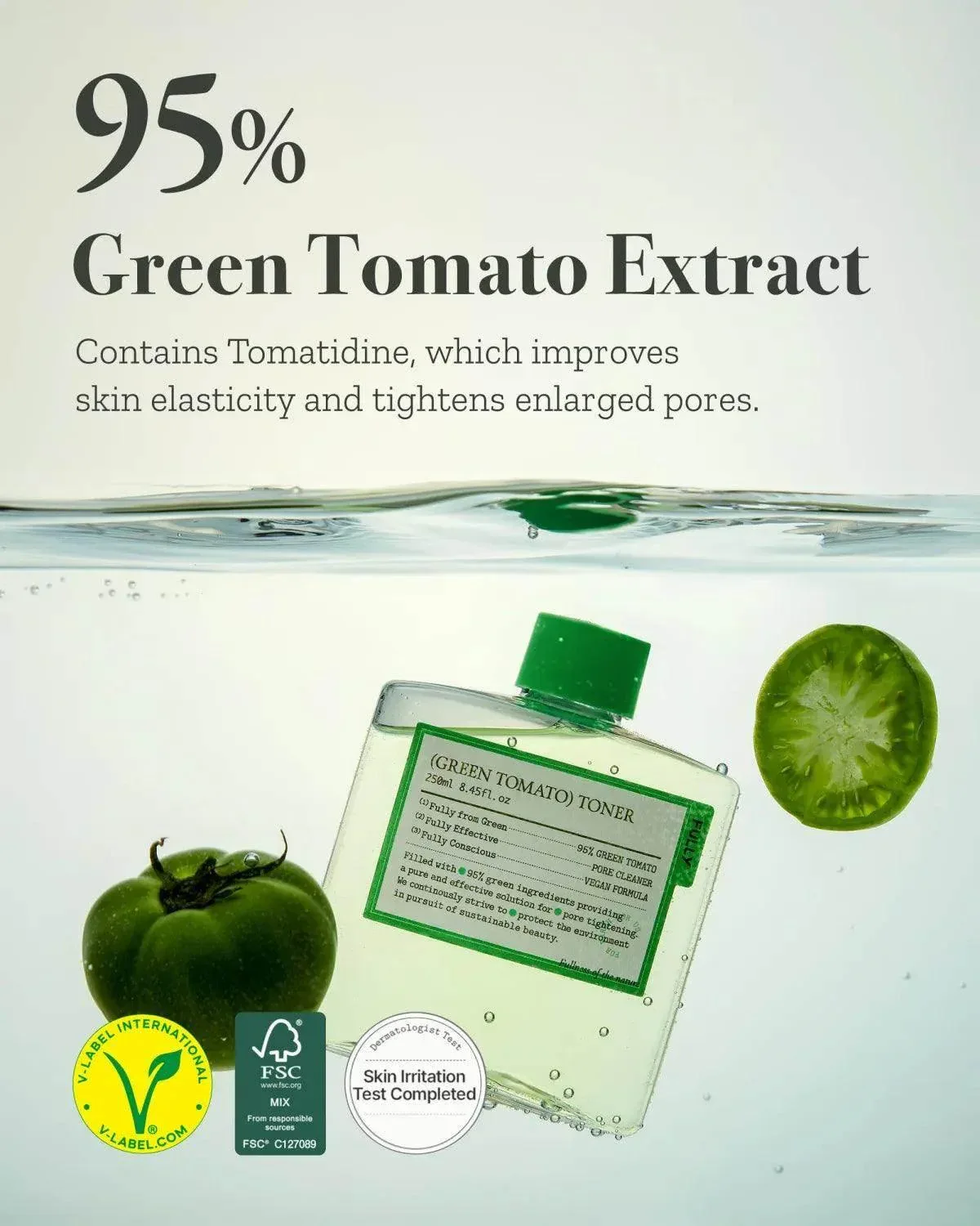 Fully - Green Tomato Toner 250ml - Image 2