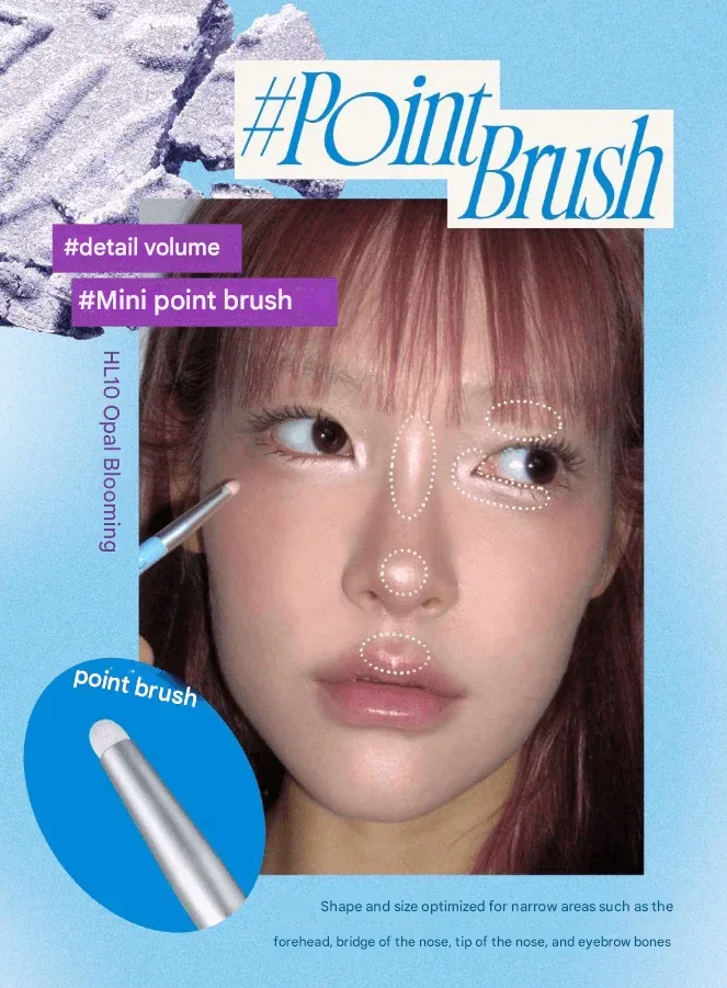 Fwee - Featherlike Dual Highlighter Brush - Image 3