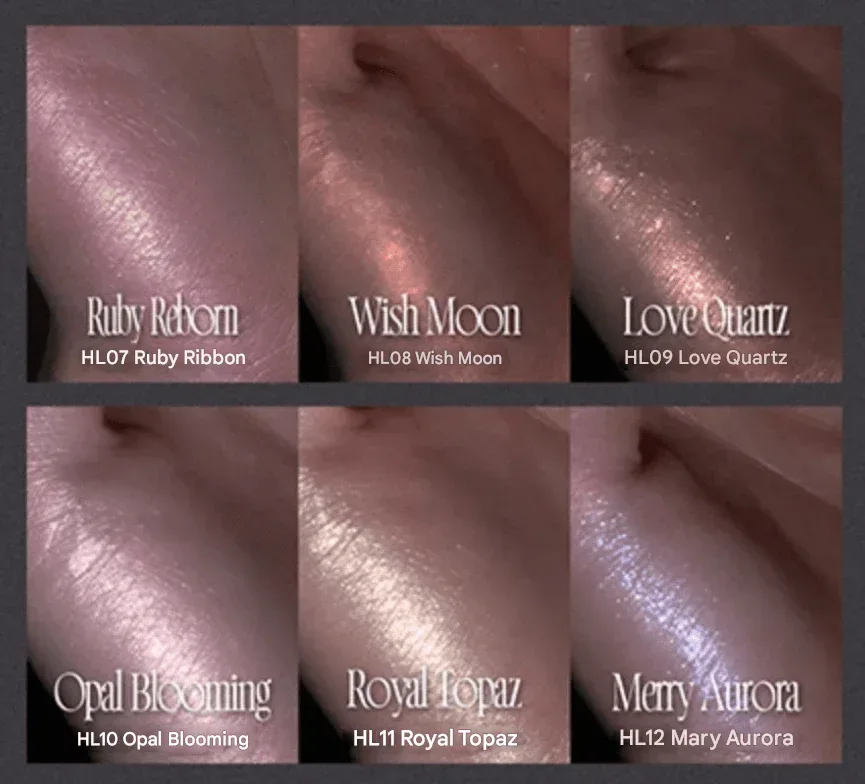 Fwee - Glitz Stone Highlighter - 12 Colors - Image 2