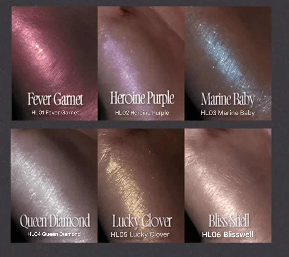 Fwee - Glitz Stone Highlighter - 12 Colors - Image 4