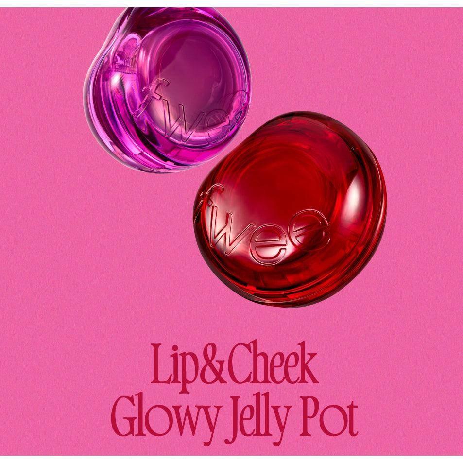Fwee - Lip & Cheek Glowy Jelly Pot - 19 Colors - Image 3