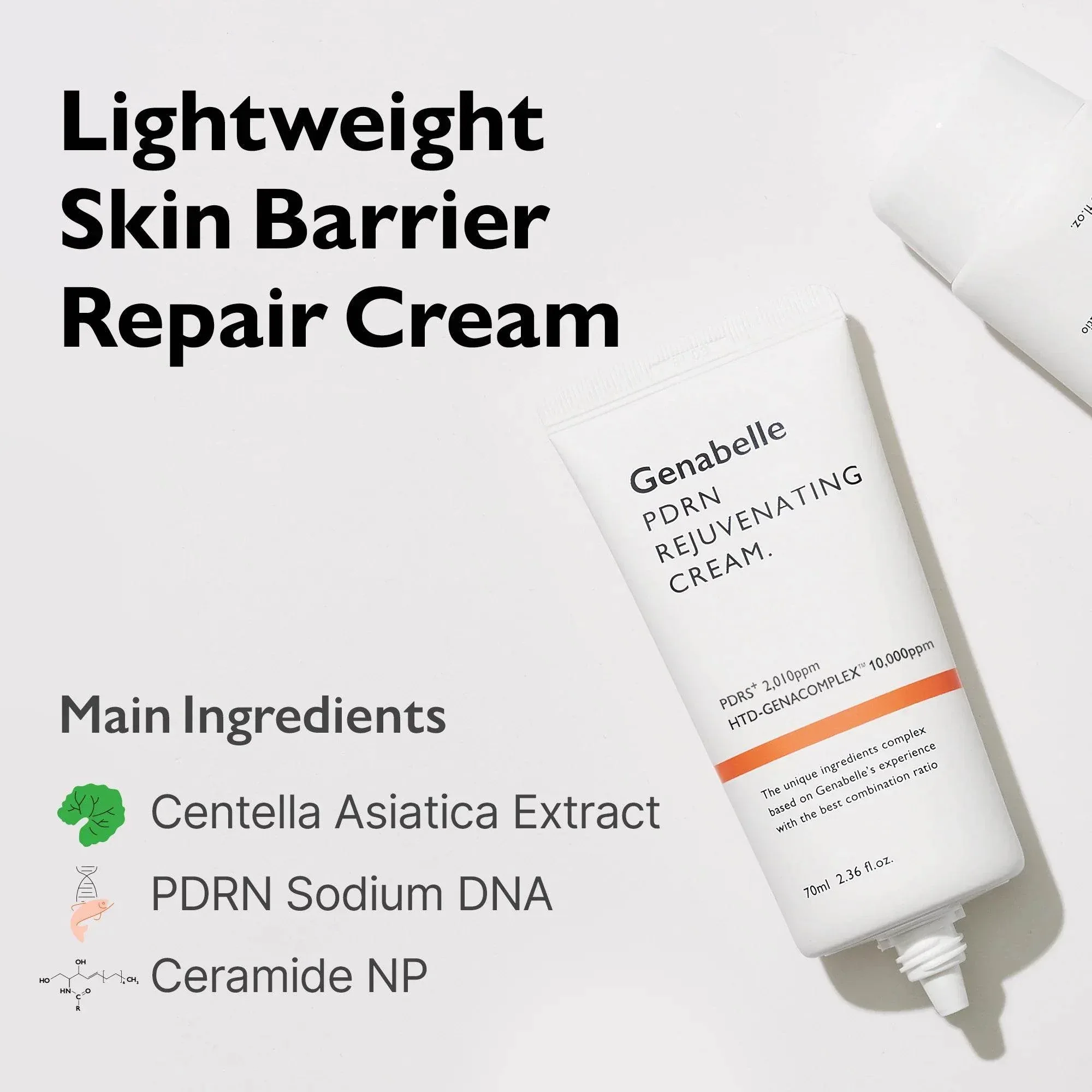 Genabelle - PDRN Rejuvenating Cream 70ml x 2 - Image 4