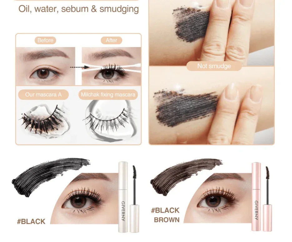 Giverny - Milchak Sensitive Mascara Fixer 3g - 2 Colors - Image 3