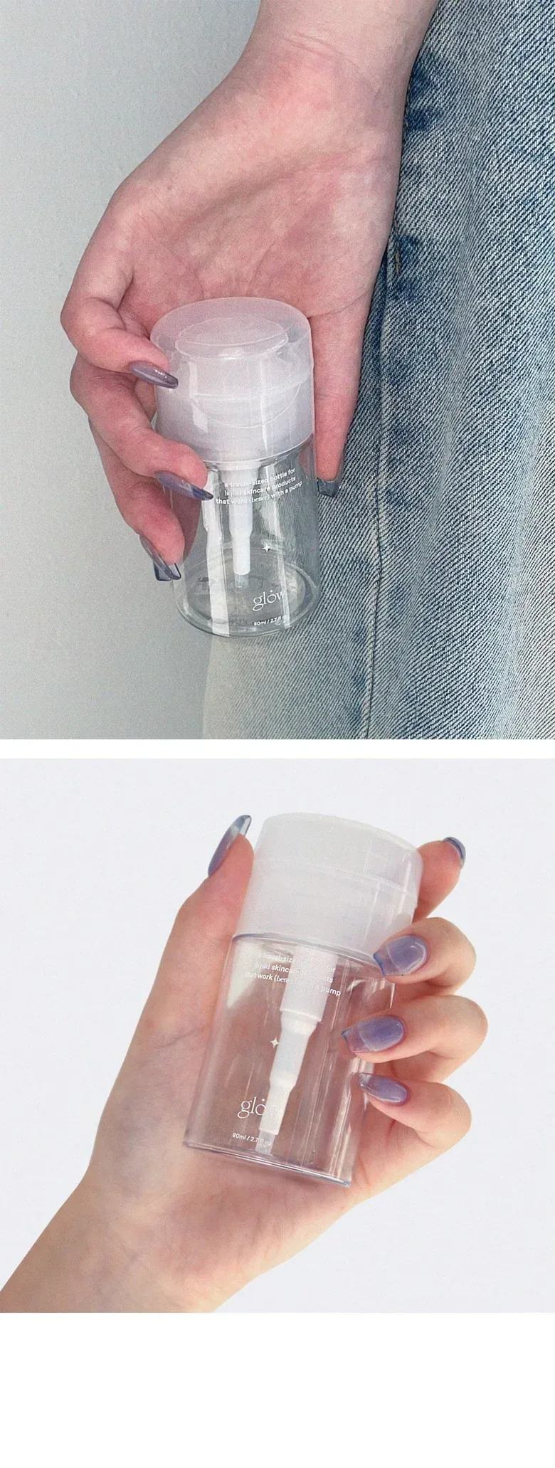 Glow - Mini Pump Bottle 80ml - Image 3