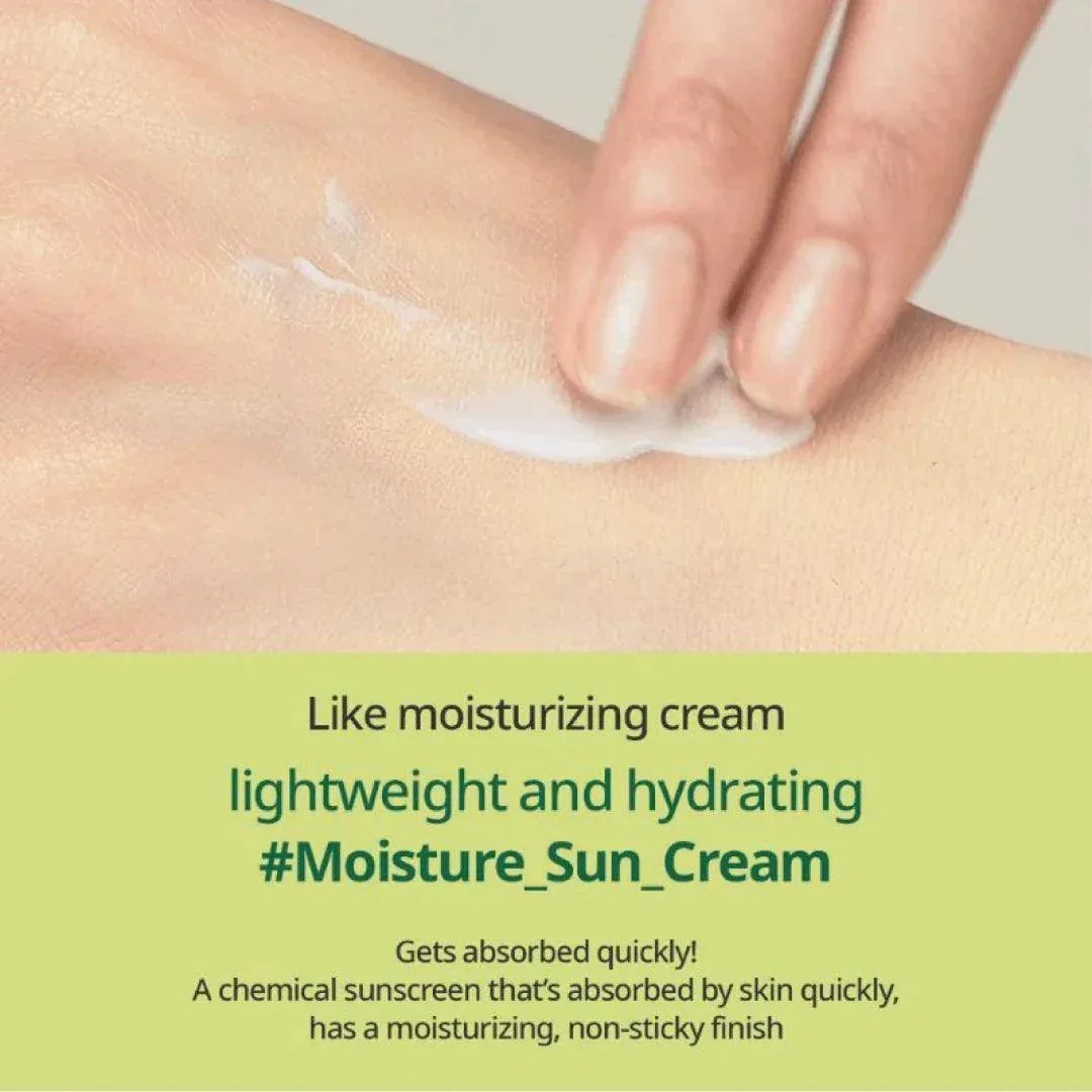Goodal Heartleaf Calming Moisture Sun Cream 50ml - Image 4