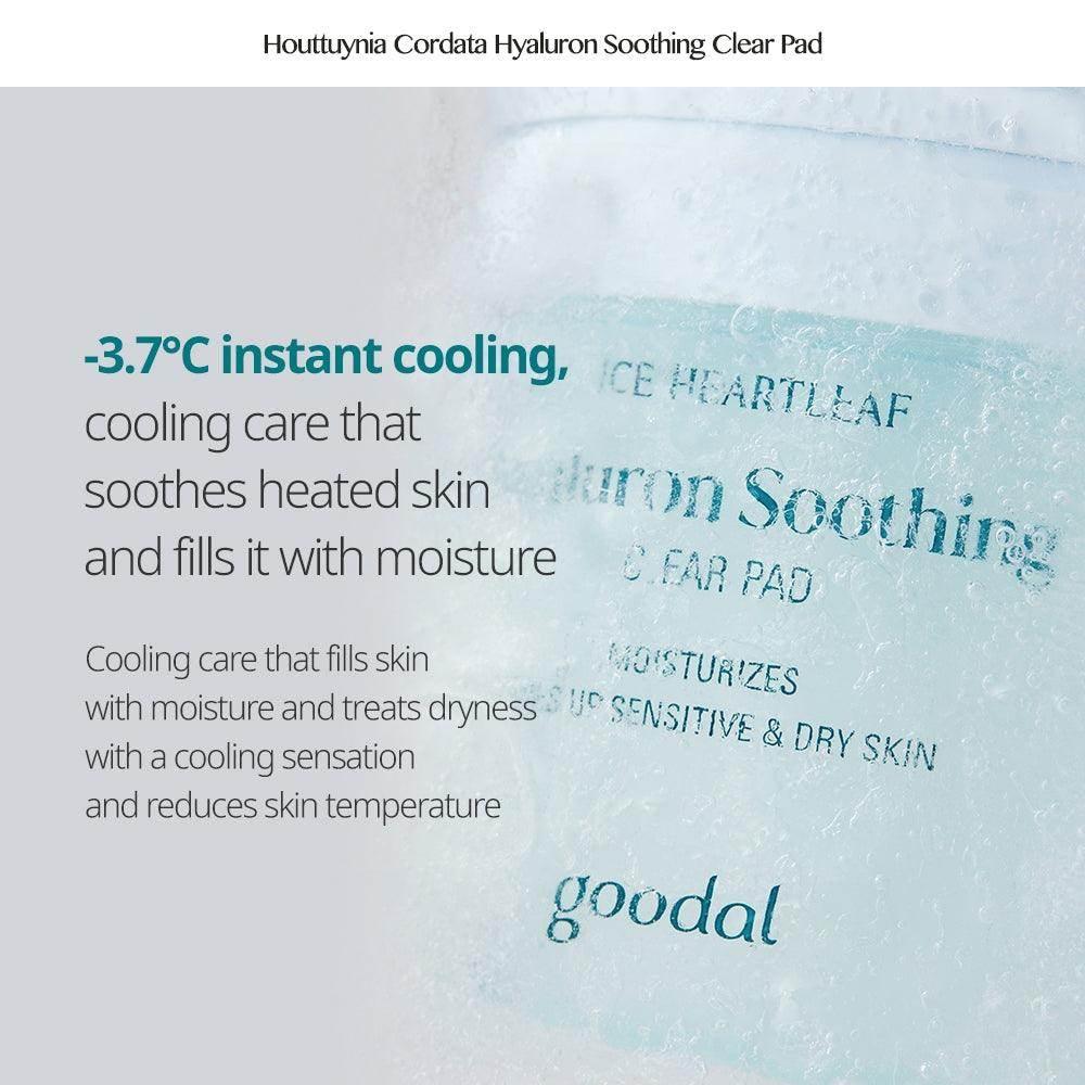 Goodal - Hyaluron Soothing Clear Pad 70ea - Image 2
