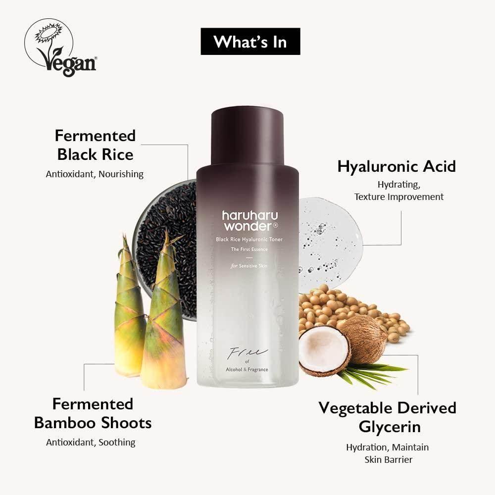 Haruharu Wonder Black Rice Hyaluronic Toner 150ml - Image 3