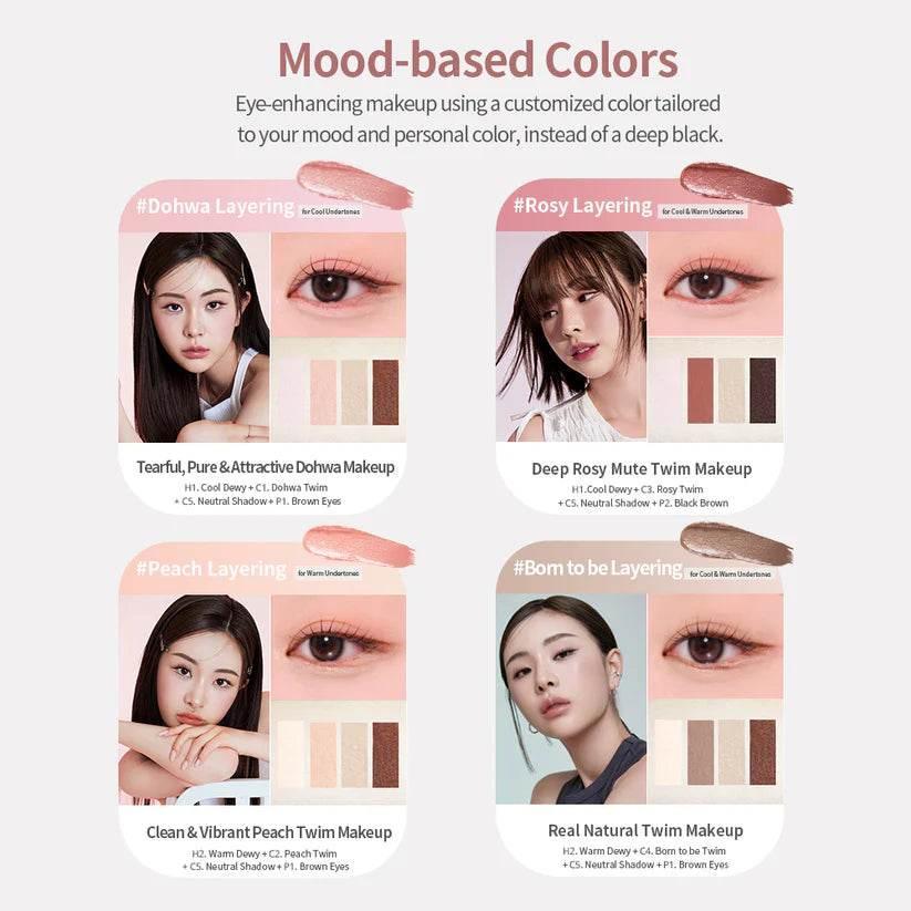 Heart Percent - Dote On Mood Contour Eye Liner Slim  - 9 Colors - Image 3